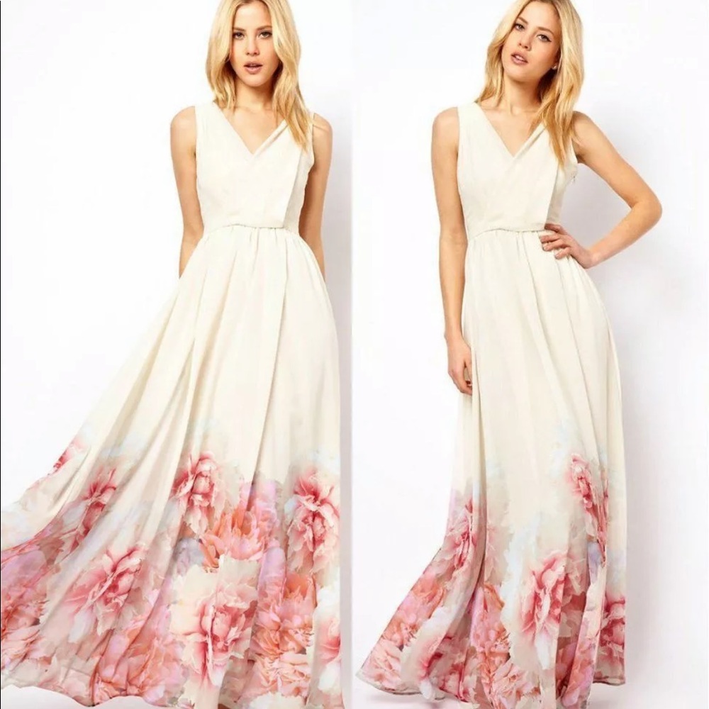 Mango Floral Maxi Dress